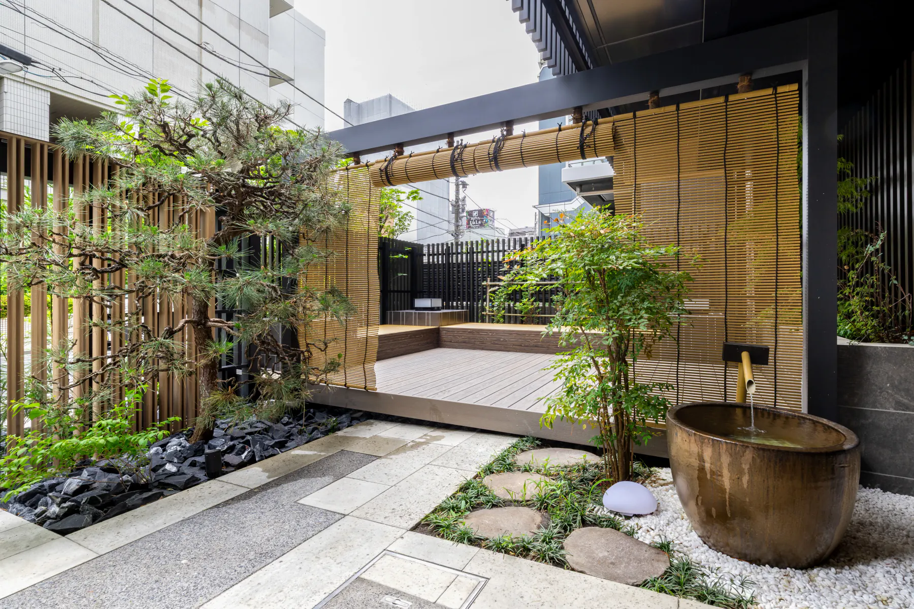 Courtyard — Traditional stone walkway