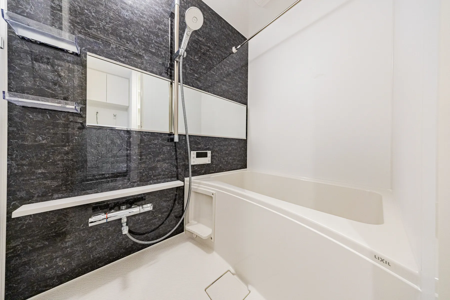 Type B · 2-Bedroom Suite: bathroom bathtub shower