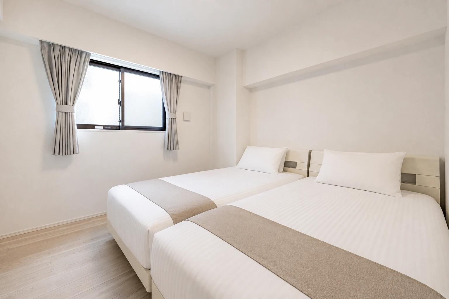 Type C · 3-Bedroom Suite: bedroom twin beds